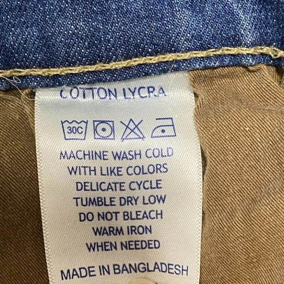 Men's U.S. Polo Assn Blue Denim Jeans Size 32 x 29 Hemmed - Picture 7 of 11